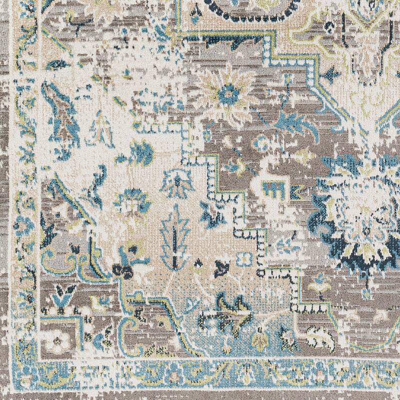 Livabliss Jaconita Machine Washable Traditional Floral Area Rug