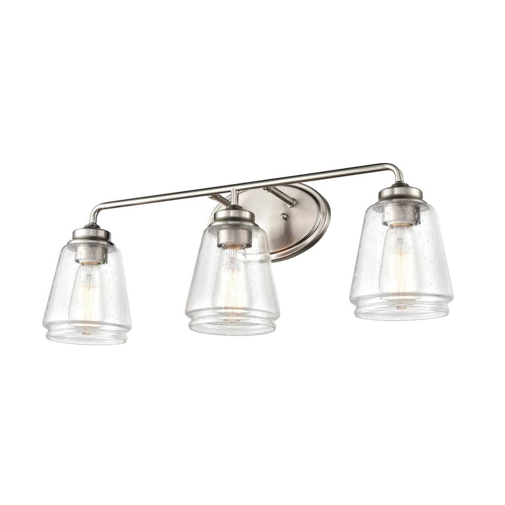 Millennium Lighting 3 Light 25" Wide Bathroom Vanity Light with Clear