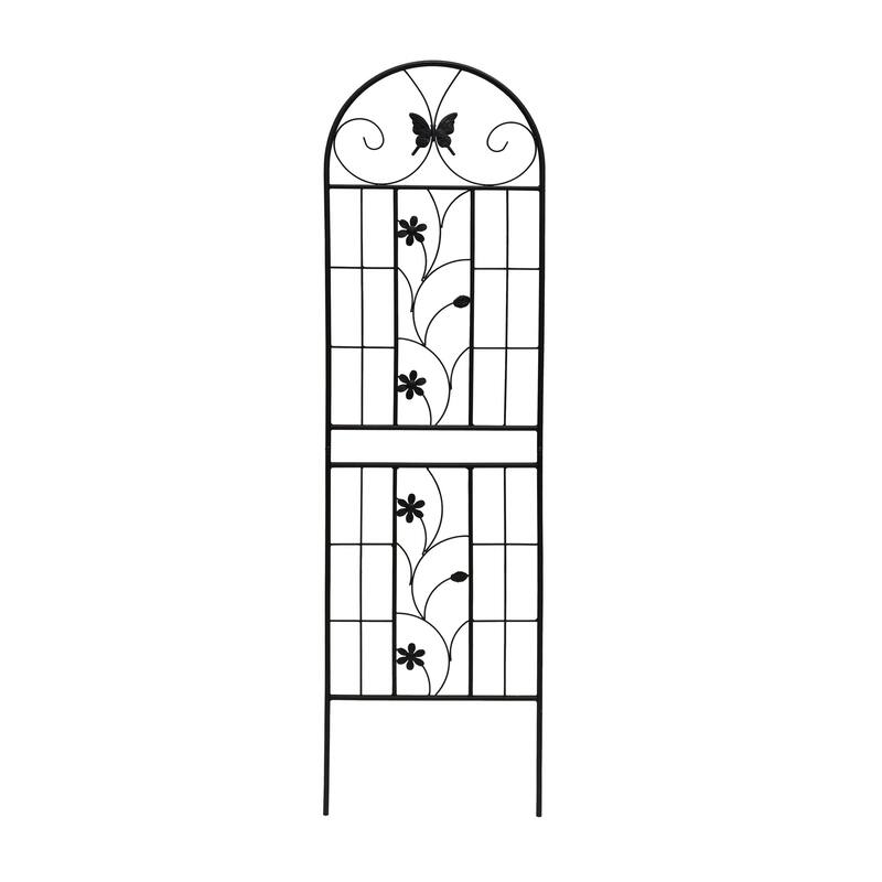 2 Pack Metal Garden Trellis 71" x 19.7" Rustproof Trellis for Climbing Plants Outdoor Flower Support