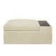 preview thumbnail 3 of 20, Sebastopol Boucle Fabric Storage Ottoman With Table and Casters by iNSPIRE Q Modern