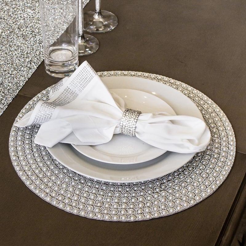 Sparkles Home Rhinestone Montaigne Placemat