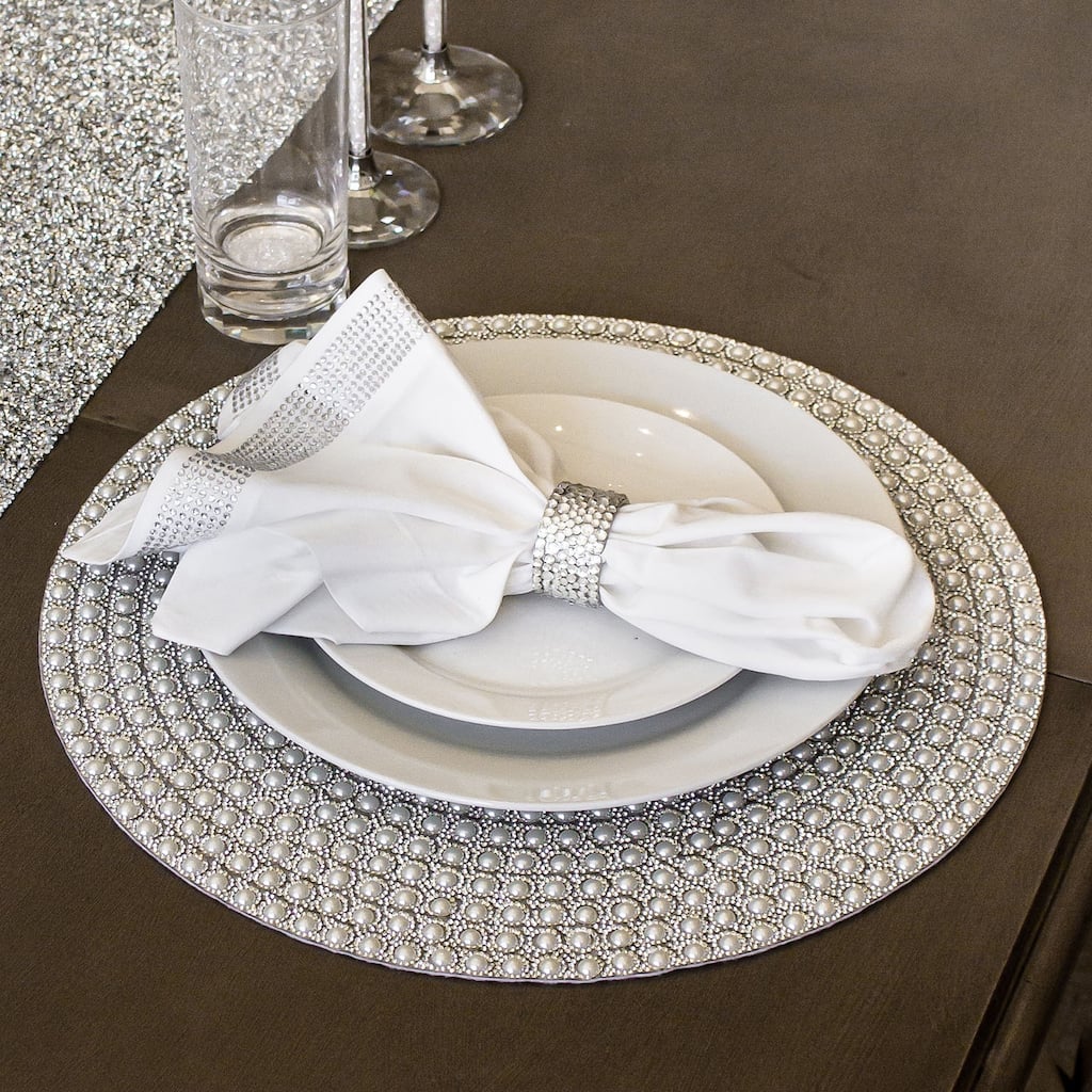 Sparkles Home Rhinestone Montaigne Placemat