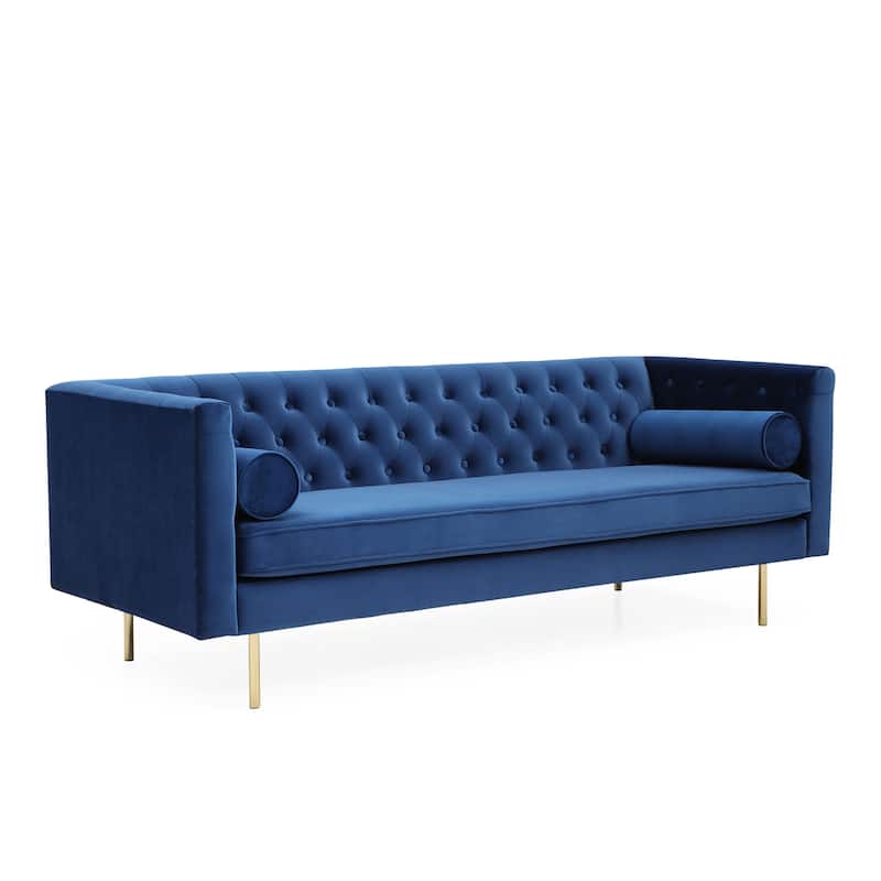 Barnaby Velvet Sofa - Royal Blue Velvet