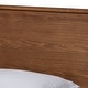 preview thumbnail 5 of 8, Gisa Mid-Century Modern Transitional Wood Twin Size Platform Bed