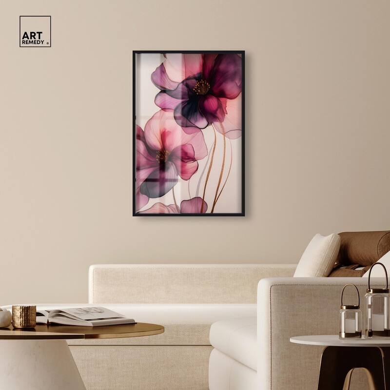 Velvet Verse III Shadowbox by Art Remedy