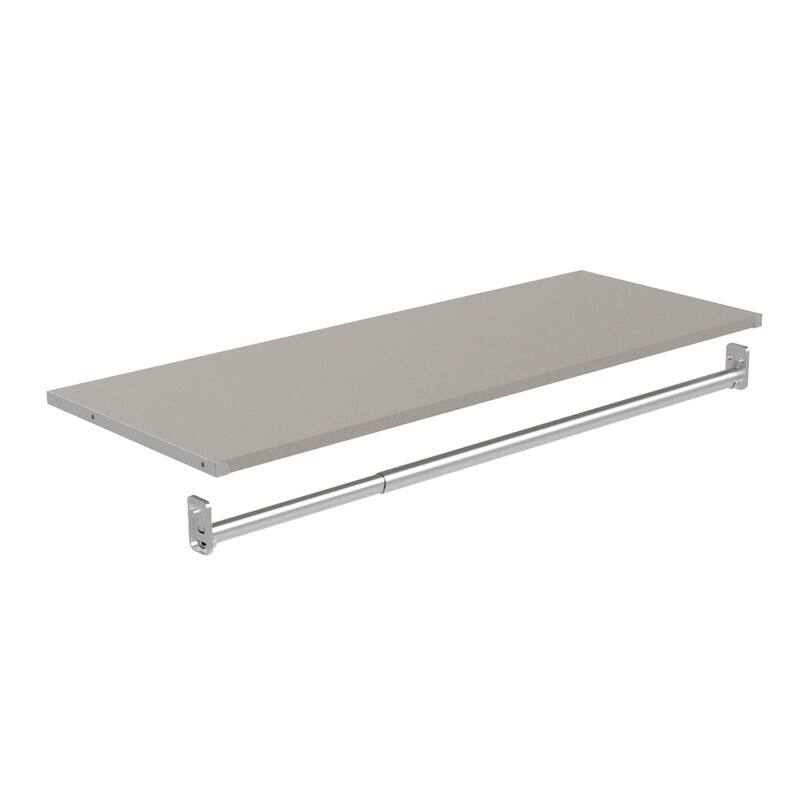ClosetMaid Modular Storage Top Shelf & Hang Rod Kit