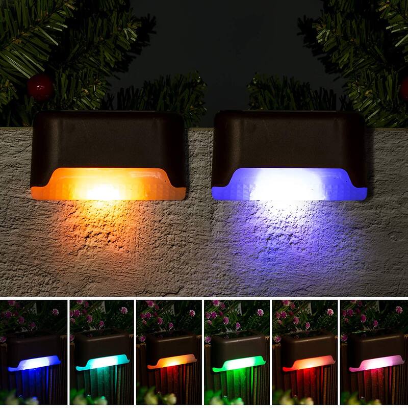 4Pack Solar Deck Waterproof Lights
