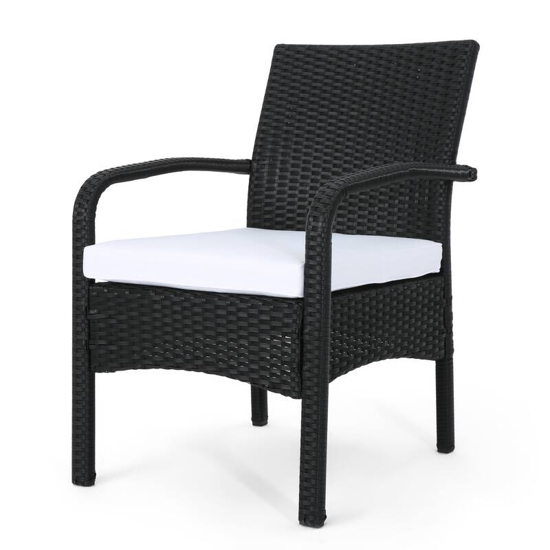 Cordoba Wicker/ Iron 8-piece Outdoor Chat Set with Cushions by Christopher Knight Home