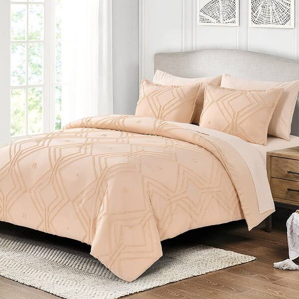Shatex Tufted Comforters Bedding Set 3 Piece Bed Bath & Beyond