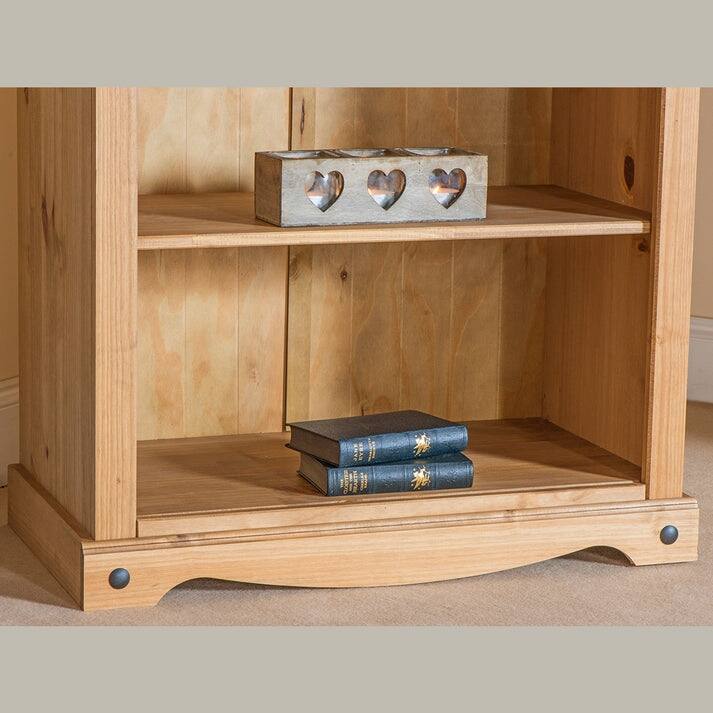 Wood Bookcase 5 Shelf Corona Collection | Furniture Dash