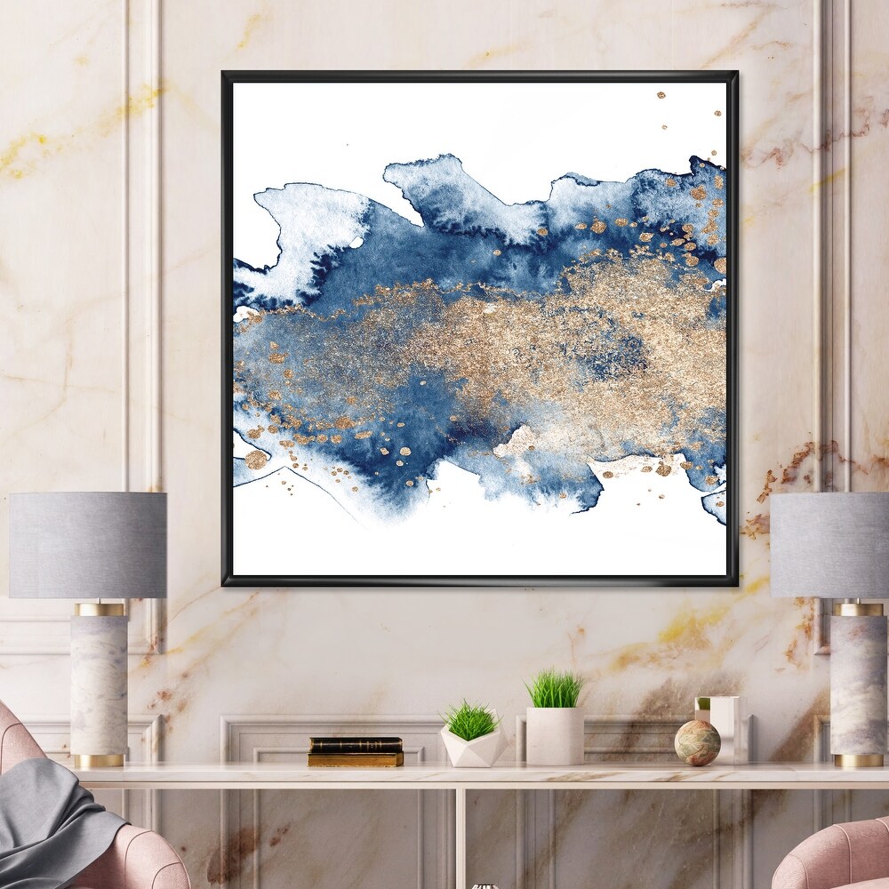 AB1530 Colourful Blue Cool Modern Abstract Canvas Wall Art Large Picture Prints 