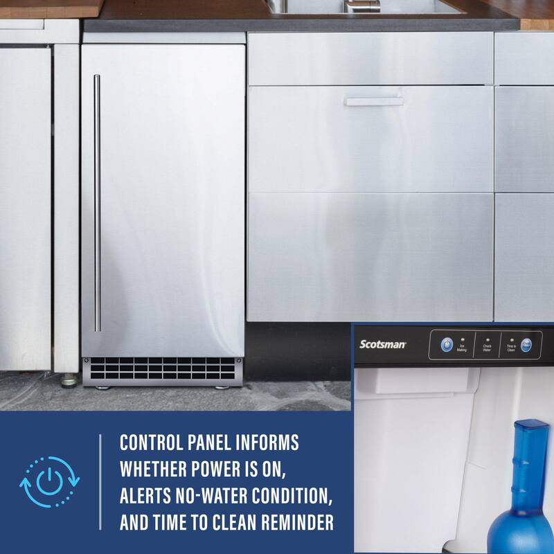 Scotsman Residential SRNG110A-1SU Brilliance 15" Wide 26 Lbs. Capacity