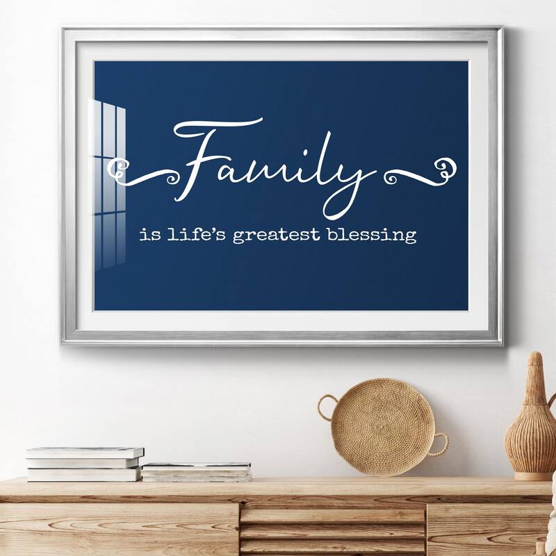 Family Greatest Blessing Premium Framed Print - Ready to Hang