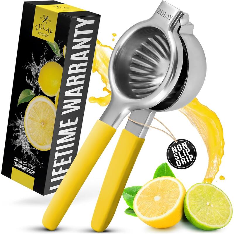 Zulay Kitchen Large Manual Citrus Press Juicer