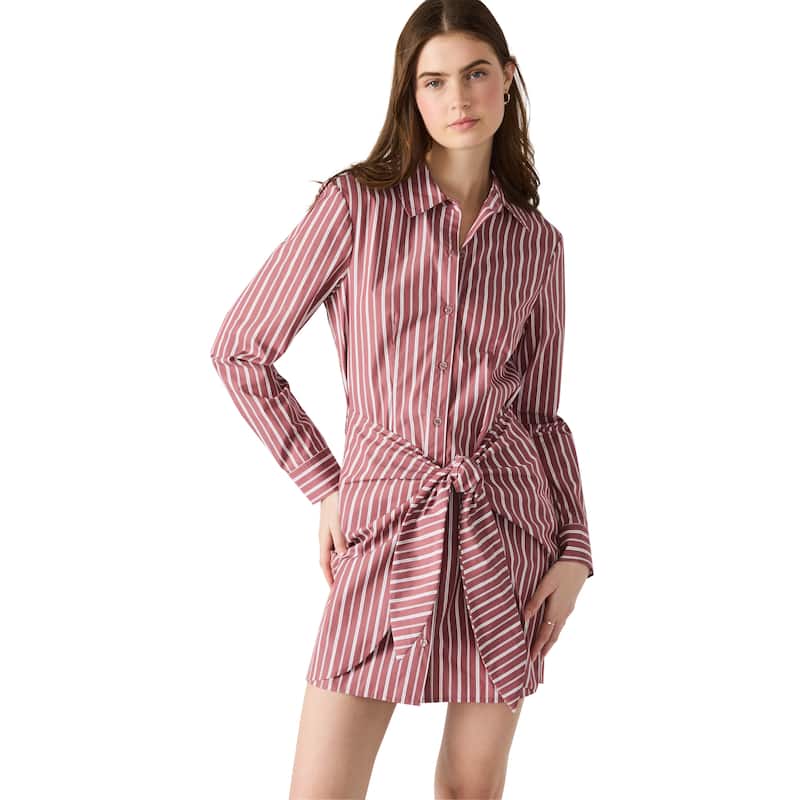 Steve Madden Alison Cotton Button-Down Shirtdress
