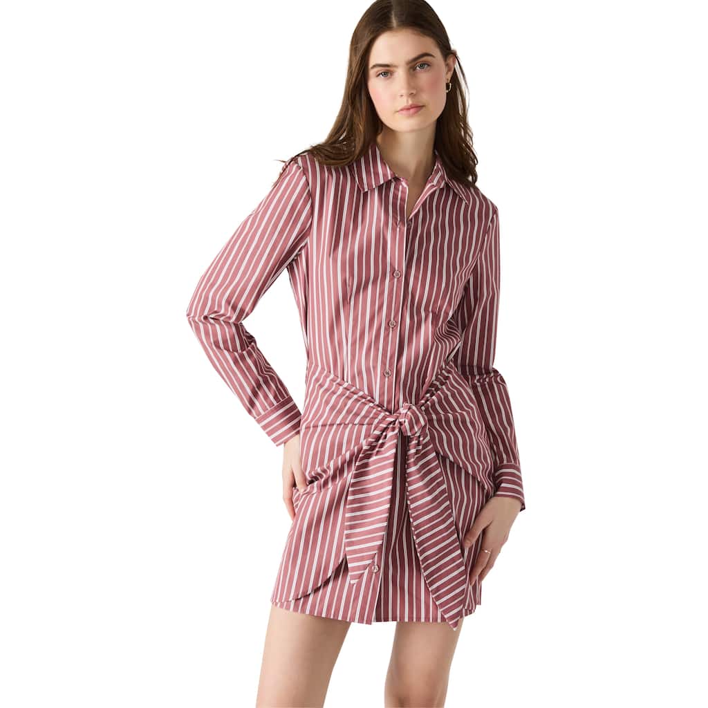 Steve Madden Alison Cotton Button-Down Shirtdress