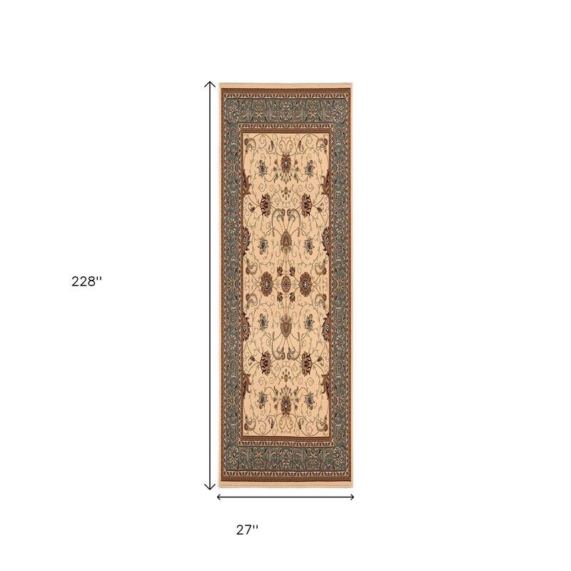 HomeRoots Oriental Traditional Square Area Rug