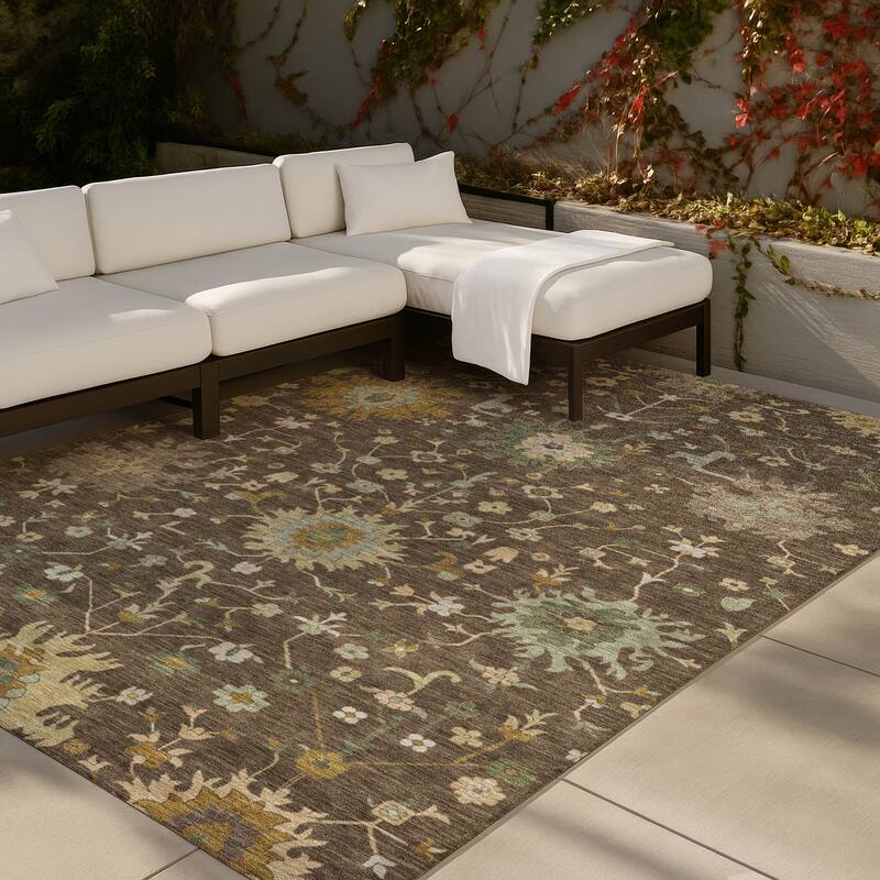 Machine Washable Indoor/ Outdoor Global Dillon Chantille Rug