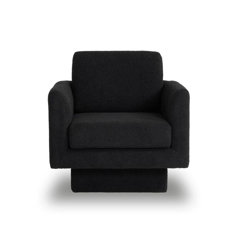 Luxurious Teddy Velvet Swivel Chair for Ultimate Comfort and Style