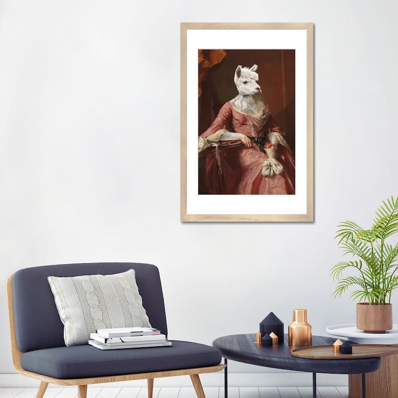 iCanvas "Lady AIpaca" by Jonas Loose