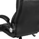 preview thumbnail 11 of 16, High Back LeatherSoft Executive Swivel Chair with Double Layered Headrest