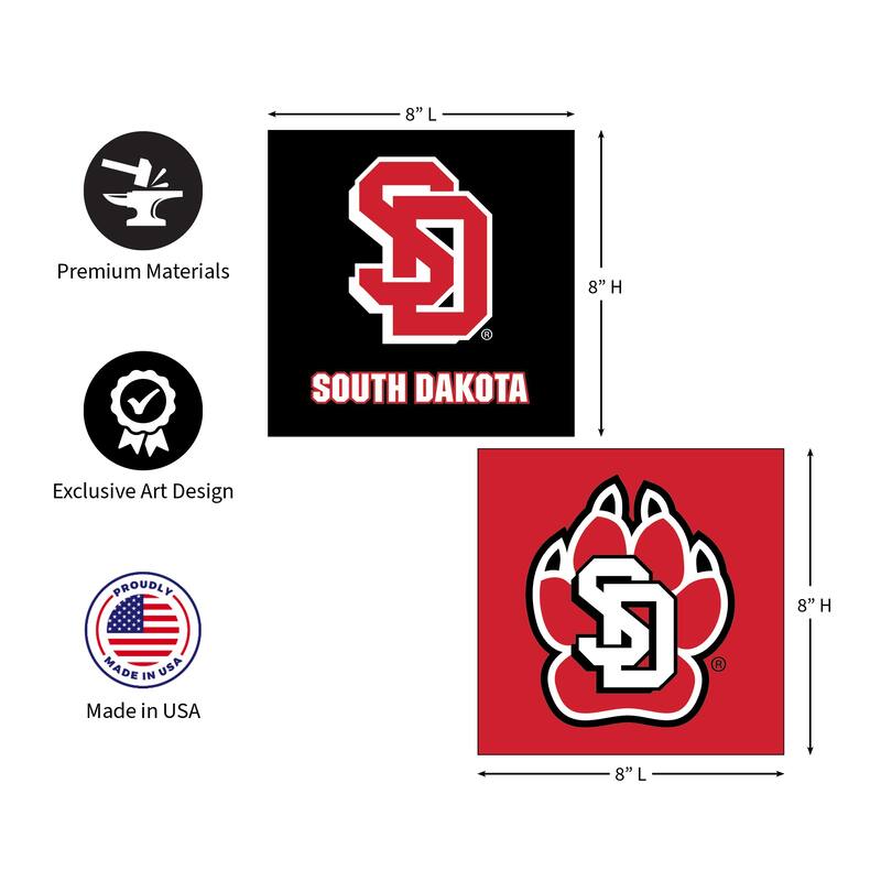 University of South Dakota Foam Core Wall Decor