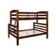 preview thumbnail 4 of 10, Linon Levi Solid Wood Twin over Full Bunk Bed