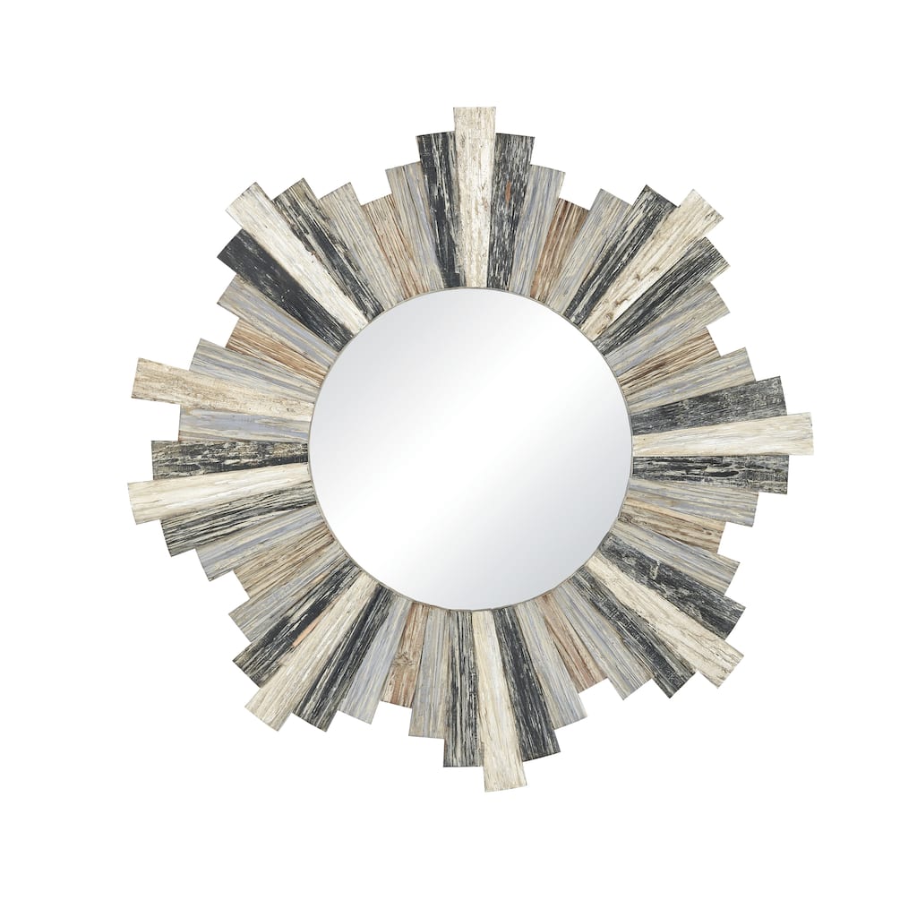 Elk Home Chatham Light Gray Wood 31.5 Inch Wide Mirror