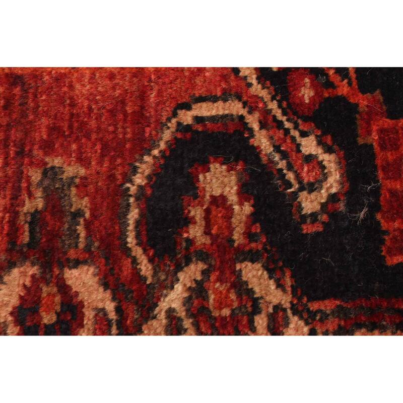 ECARPETGALLERY Hand-knotted Andelz Dark Red Wool Rug - 3'2 x 7'1