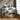 43.3 in. White Rectangular Writing Desk with Open Storage