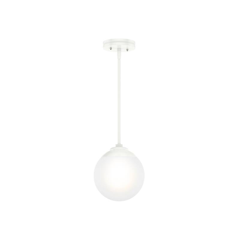 Hunter Hepburn 1 Light Pendant - Kitchen Island, Bedroom, Foyer - Globe, Mid-Century Modern, Art-Deco