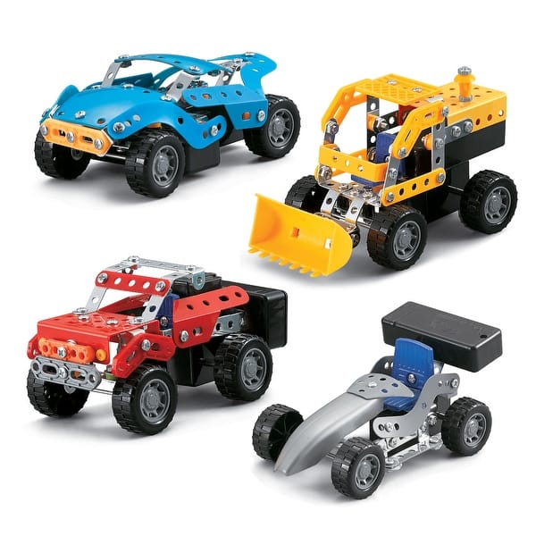 slide 2 of 6, Gener8 4-in-1 Motorized Metal Constructors Set - N/A