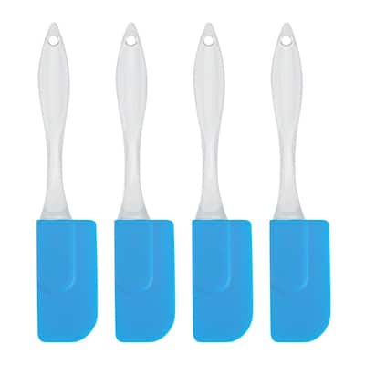 4 Pcs Small Flexible Silicone Spatula Heat Resistant Non Sticky - 4pcs