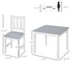 preview thumbnail 7 of 5, 3-Piece Kids Activity Table and High-Back Chair Set, Durable Wooden Build for Study, Snacks, and Play, Age 3+