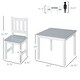 preview thumbnail 7 of 5, Lightweight Kids Table and Chair Set, 3-Piece Wooden Furniture for Arts, Meals, and Daily Activities, Age 3+