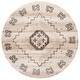 preview thumbnail 11 of 10, SAFAVIEH Handmade Ebony Sisko Contemporary Wool Rug 6' Round - Gold/Beige - Round