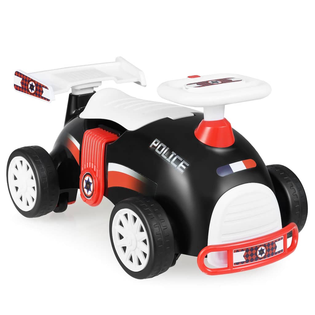 Costway Kids Ride On Push Car with Music Under-Seat Storage Universal