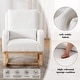 preview thumbnail 65 of 66, HOMYKA 27.5" Wide Rocking Chair for Nursery