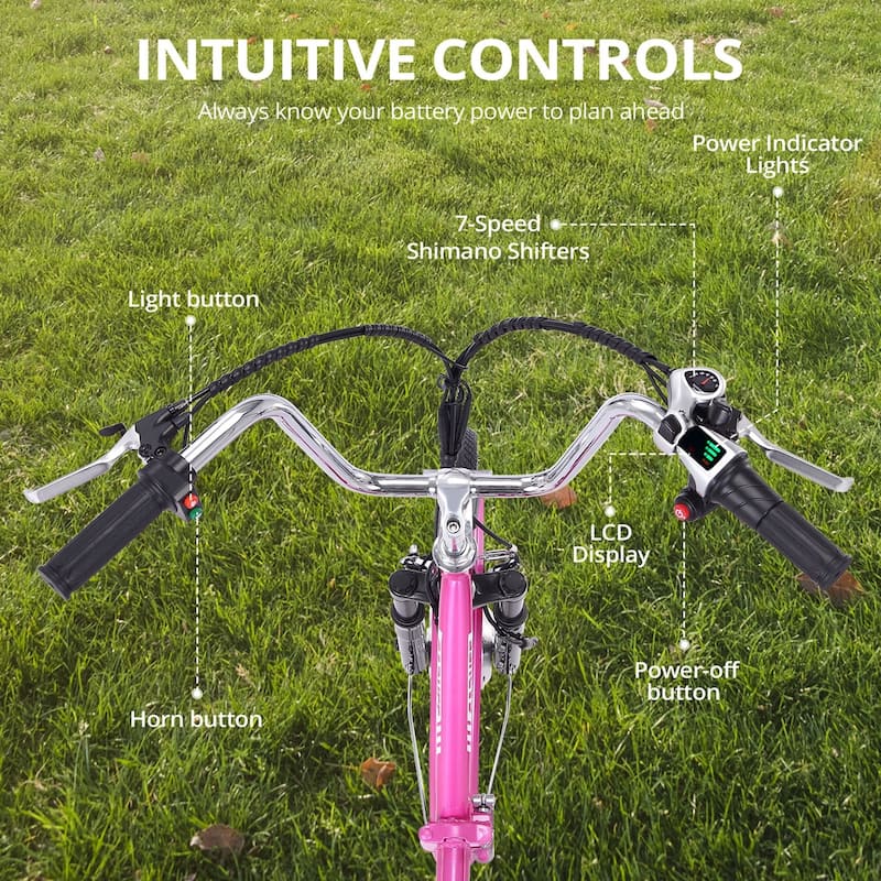 250W 36V Adults Folding Electric Tricycle Trike with Basket 15.5MPH