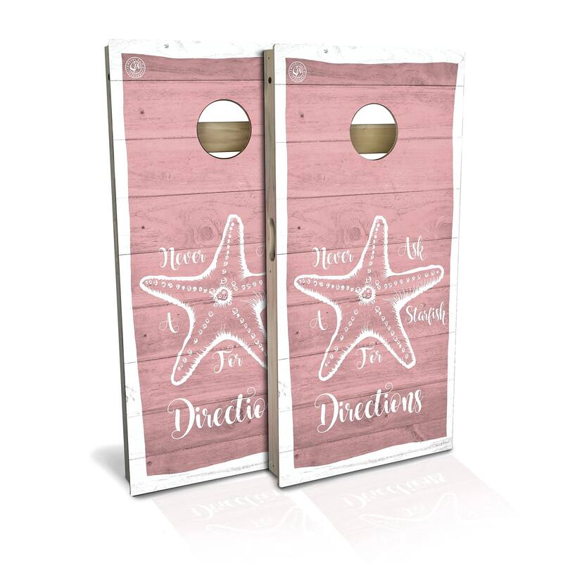 Starfish Outdoor Cornhole Board Set - All-Weather 2x4 - Include Hole Lights