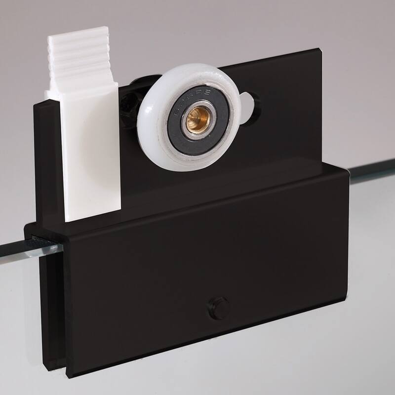 Miseno 72" High x 46-48" Wide Sliding Framed Shower Door with 1/4"