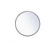 preview thumbnail 2 of 186, Carson Carrington Labbemala Metal Frame Round Mirror