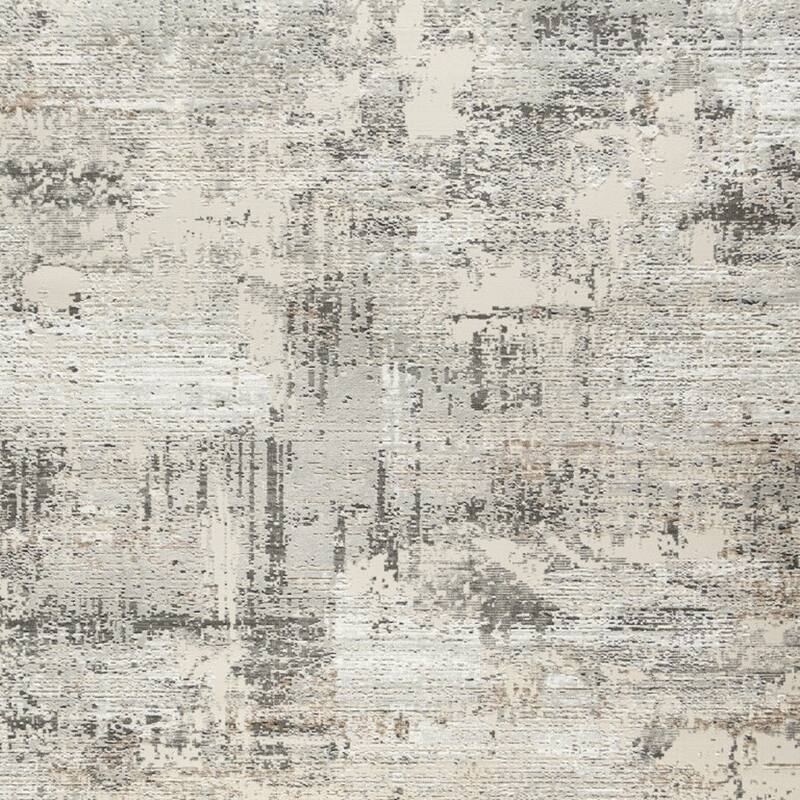 Power Loomed Abstract Modern Non Skid Stain Resistant Area Rug - 118' X '94' X '0.5