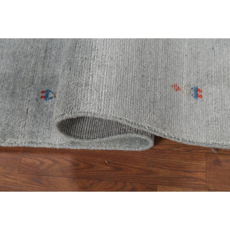 Gabbeh Oriental Area Rug Handmade Wool Carpet - 3'6"x 6'6"