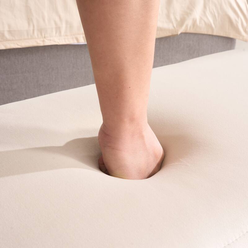 49.2"W Modern Storage Bench,Bedroom Ottoman Bench with Metal Legs