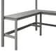 preview thumbnail 40 of 55, Full size Loft Bed with Shelves and L-shape Desk