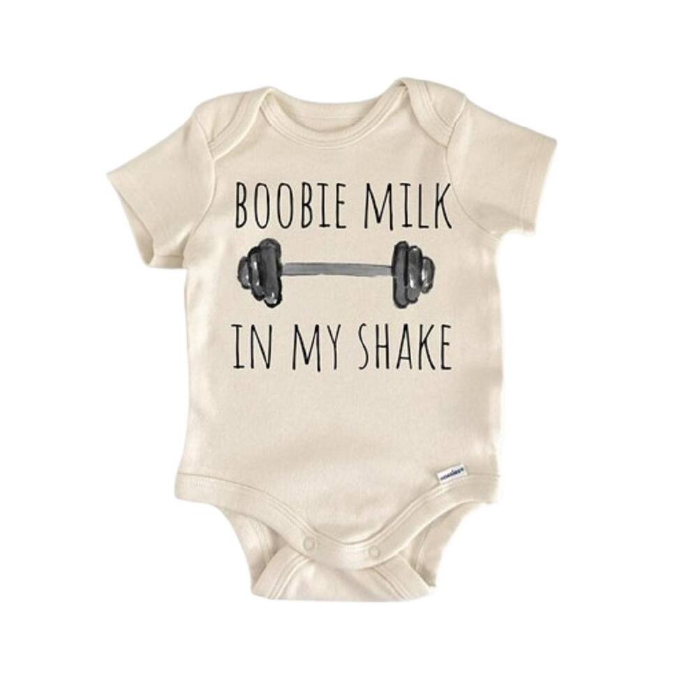 Gym Bodybuilder Workout - Baby Boy Girl Clothes Infant Bodysuit Funny Cute