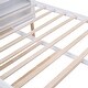 preview thumbnail 2 of 13, White Queen Size Storage Platform Bed with Pull Out Shelves and Twin Xl Trundle