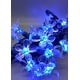 preview thumbnail 4 of 2, Blue Flower LED Set of 25 Lights Light String