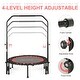 Trampoline Indoor, 500 lbs. Max Load Springless Mini Trampoline w ...